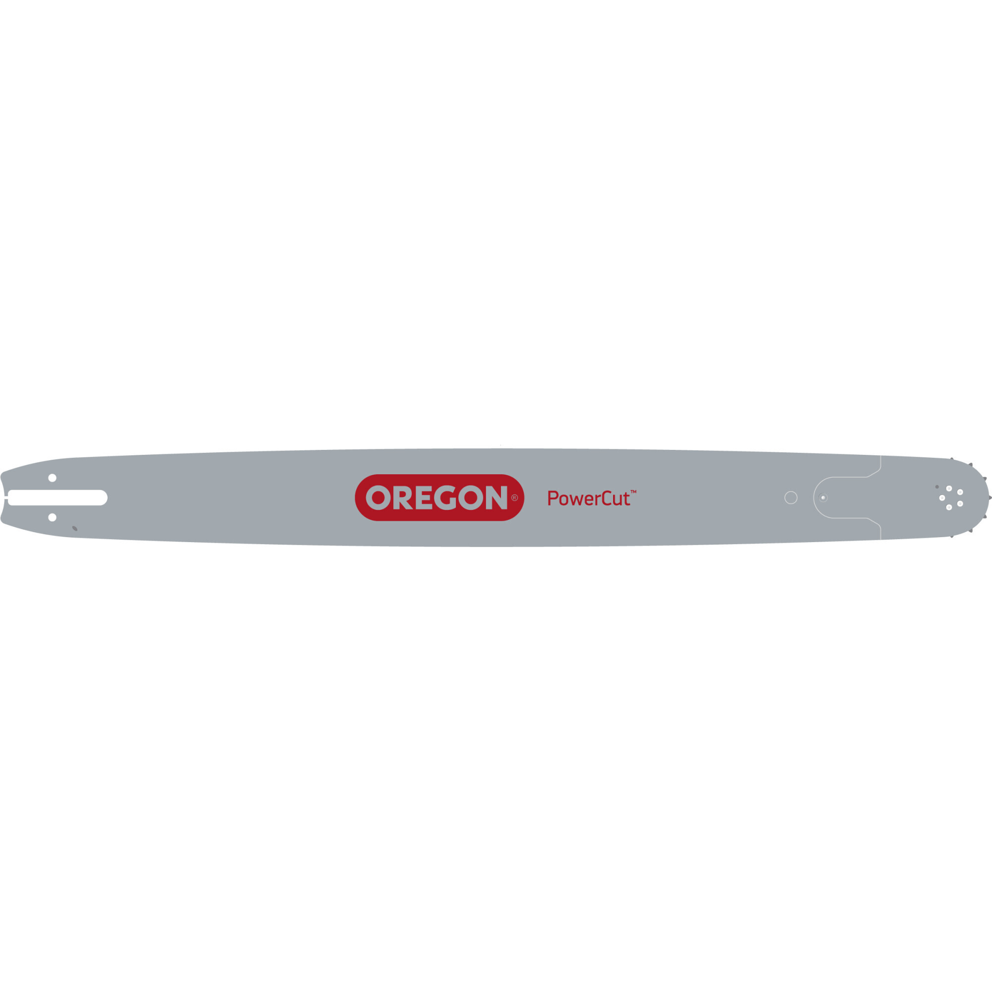 Oregon PowerCut Chainsaw Guide Bar - 28in. Bar Length, 3/8in. Chain Pitch, Replaceable Sprocket Nose, Model# 280RNDD025